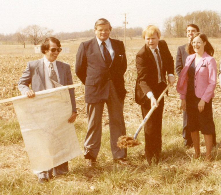 Bruce Eberle and team breaks ground in the 1970s.